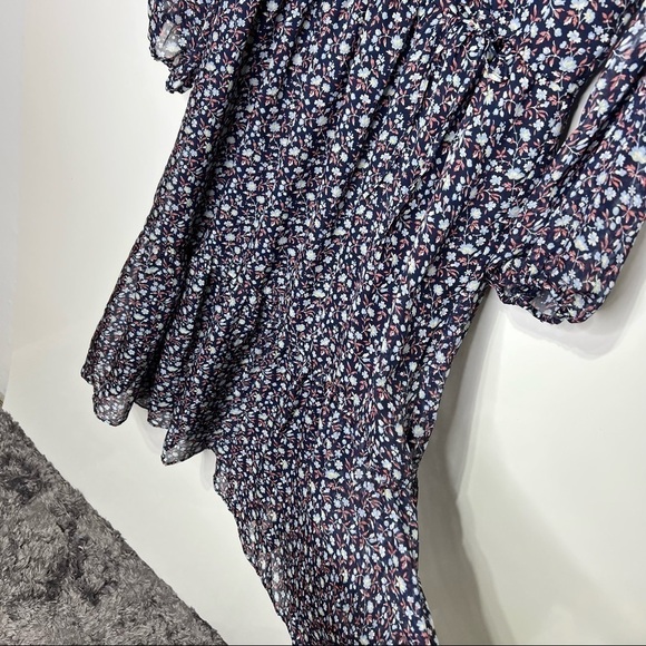 NWT Madewell Tie-Waist Midi Dress in Harvest Vine - Picture 8 of 13